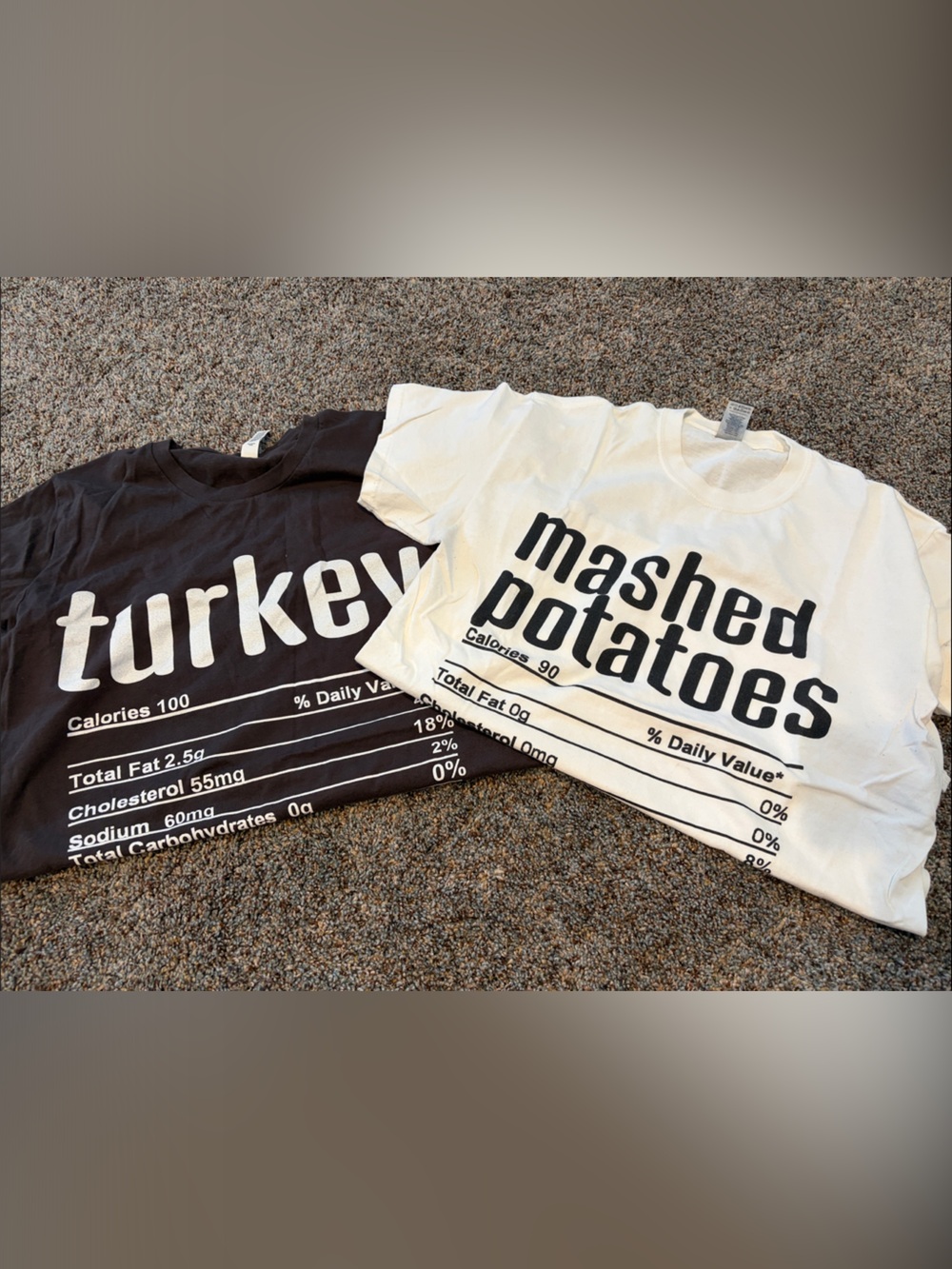 Thanksgiving Tees - Mashed Potatoes'/ Turkey Graphic Tees - unisex